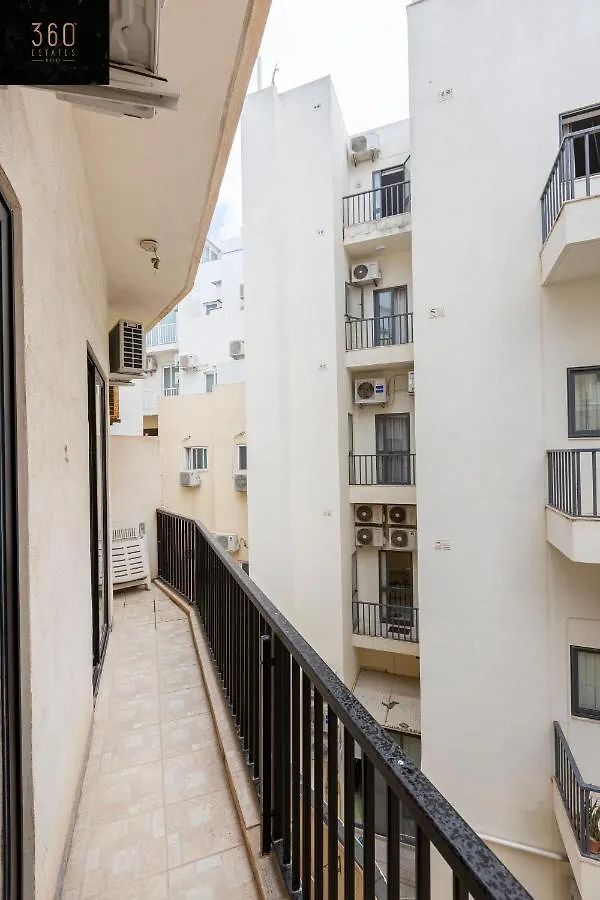 Central Apt 5Mins To Promenade With Sofa Ac & Wifi By 360 Estates Sliema Apartment
